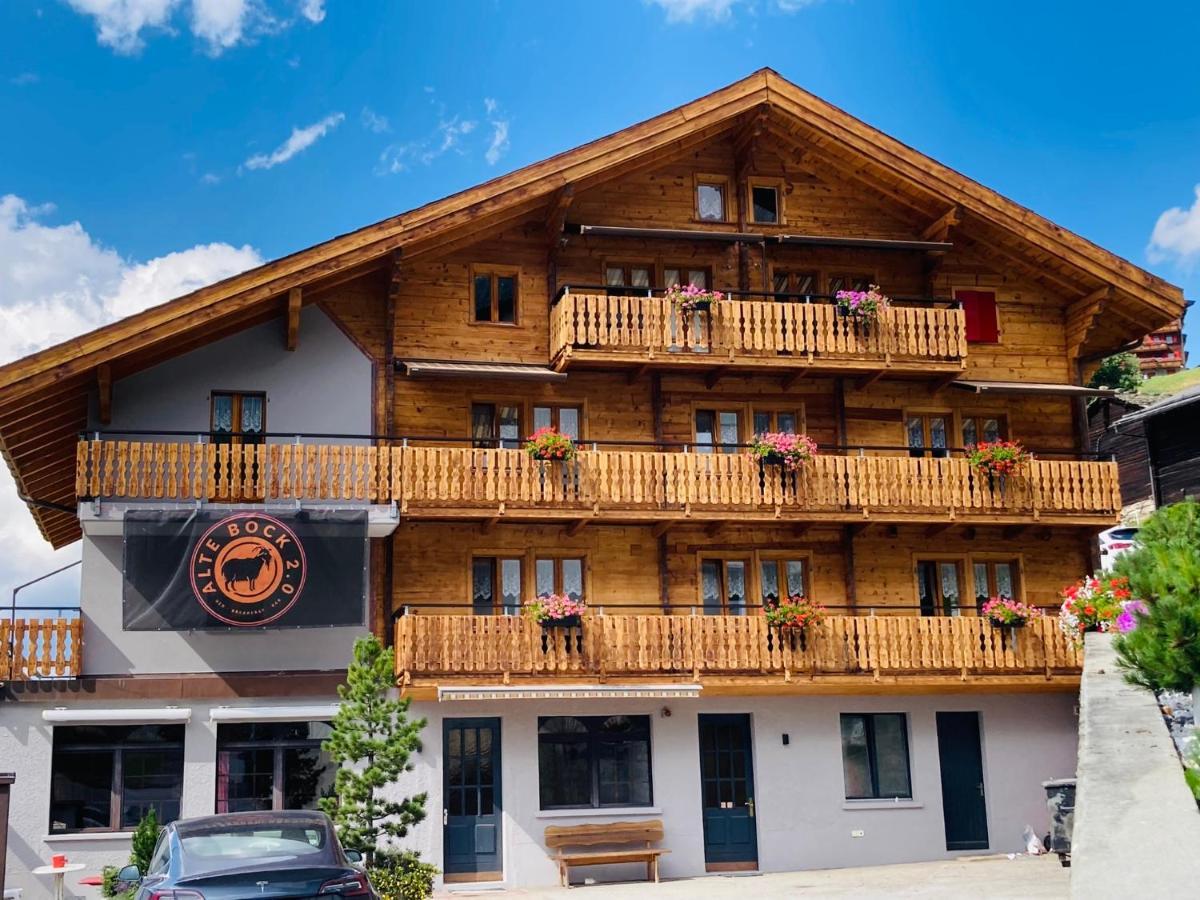Alte Bock 2.0 Bed and Breakfast Grächen Eksteriør billede