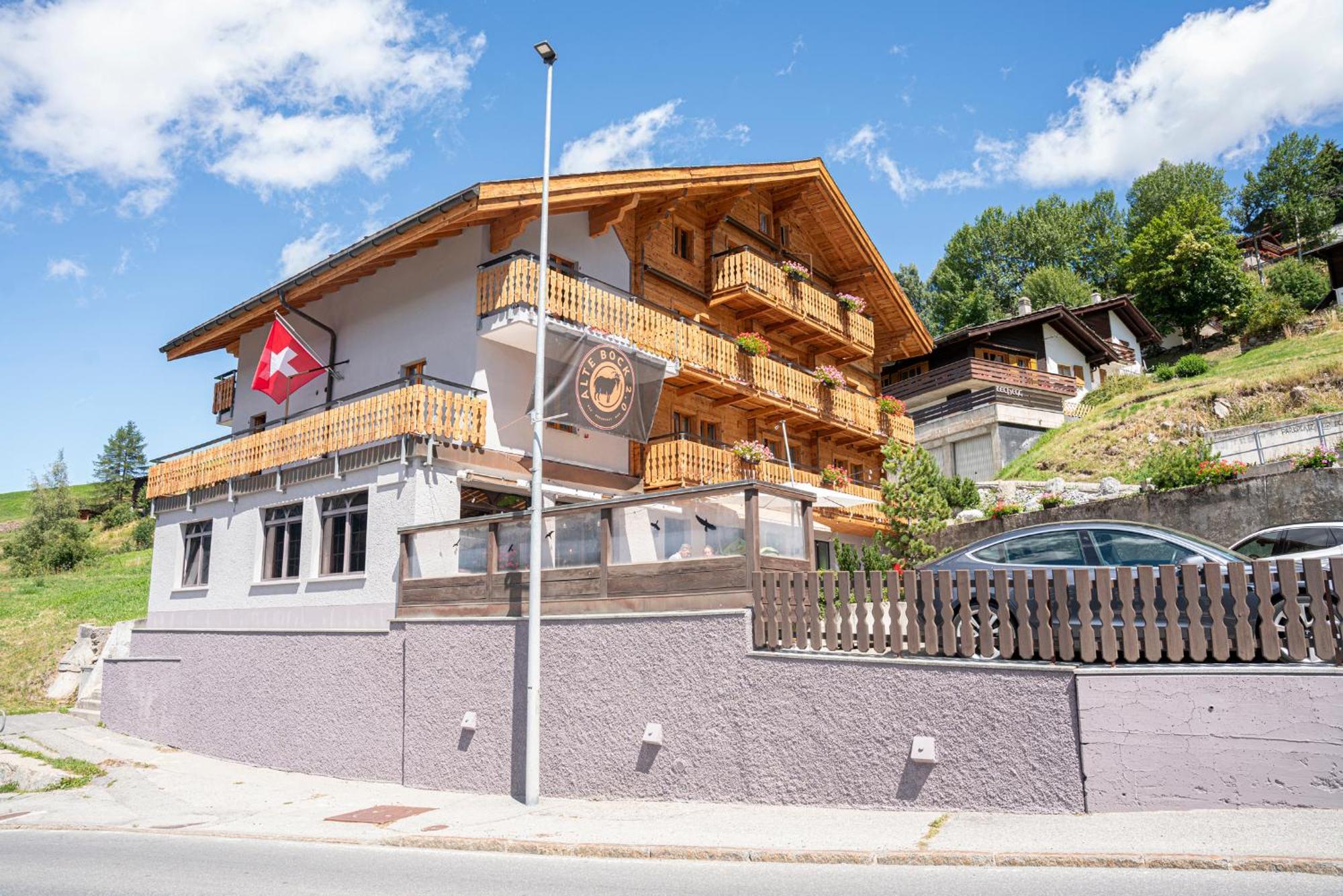 Alte Bock 2.0 Bed and Breakfast Grächen Eksteriør billede